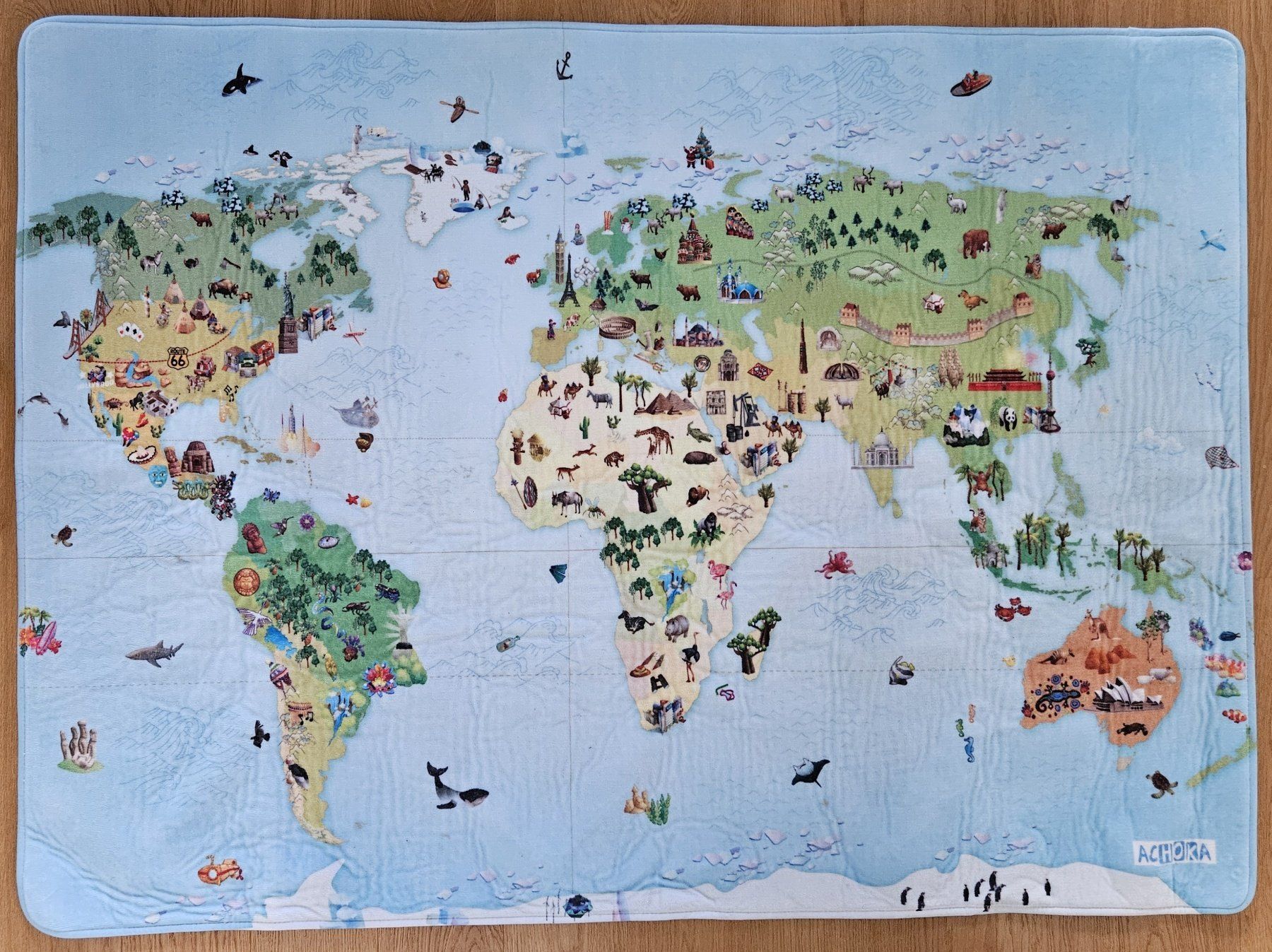 Tappeto da gioco: Spielteppich Welt – Usato da Schaffhausen venduto da asyouwestley