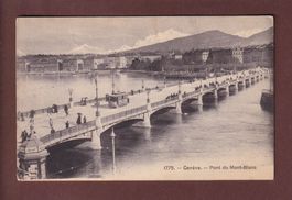 GENEVE - Pont du mont Blanc - Tram