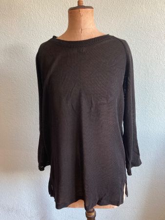 Pull résille noir Taille L