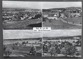 MAUR am Greifensee 4 Ansichten Ort, ca. 1950