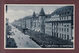 LA CHAUX-DE-FONDS - Rue Léopold Robert - 1935