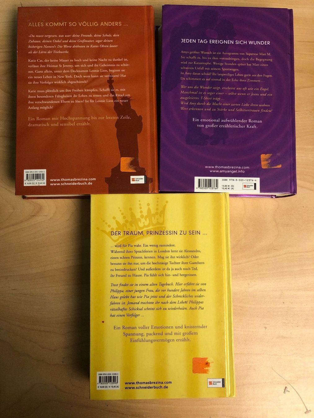 Bücher: 3 Thomas Brezina Mädchen Romane – Gebraucht aus Obergerlafingen von cabo4 1