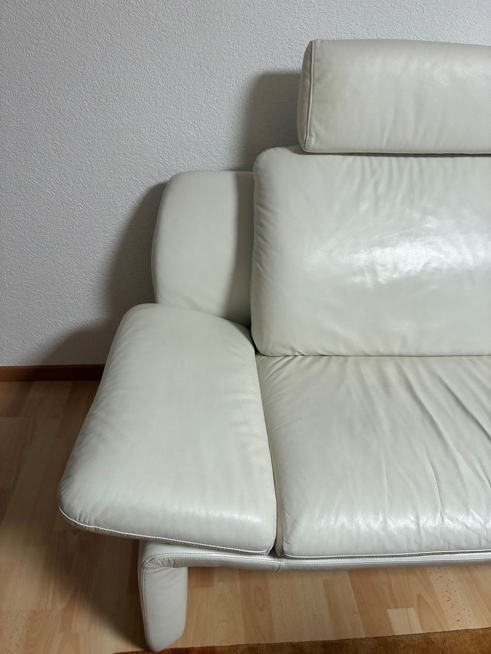 Divani: LEU Swiss Echtleder Couch Modell Bianca – Usato da Amriswil venduto da Fisch79 6