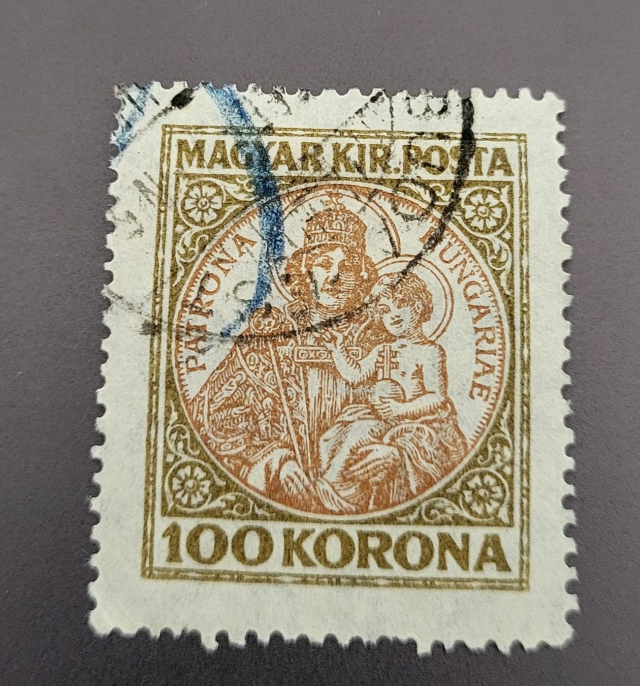 Tutti i francobolli: Ungarn 1921 alte briefmarke – Usato da St Gallen venduto da Stampsalshobby