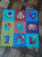 Tier Puzzlematten / Bodenmatten / Sensorikmatten 9er-Set
