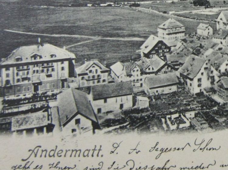 Cartes postales: ANDERMATT 1904 URI AK – D'occasion à Ettingen par Hausi4711 1
