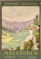 Adelboden, Berner-Oberland,  Carlo Pellegrin Original Plakat