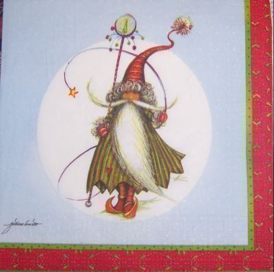 Tovaglioli: Serviette santa elfe (w260) – Nuovo (secondo la descrizione) da Schlatt TG venduto da kreativ-atelier