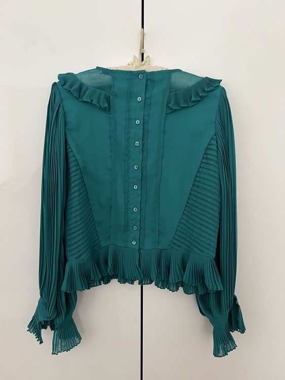 Camicette: LIKE SANDRO Elegant Green Blouse, Size S – Nuovo (secondo la descrizione) da Zürich venduto da SandroMaje 1