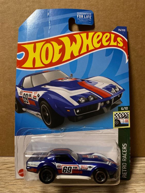 2022 Hot Wheels Mainline Retro Racers '69 COPO Corvette Blue | Kaufen ...