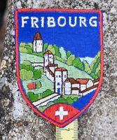 VINTAGE Badge FRIBOURG - ST. GALLER STICKEREI patch