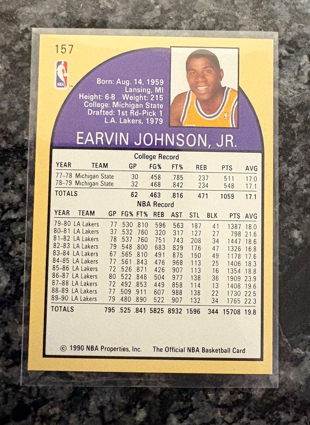 Nba Cartes à collectionner: NBA Magic Johnson Hoops 90/91 Card – Neuf (Voir description) à Muttenz par joba23 1