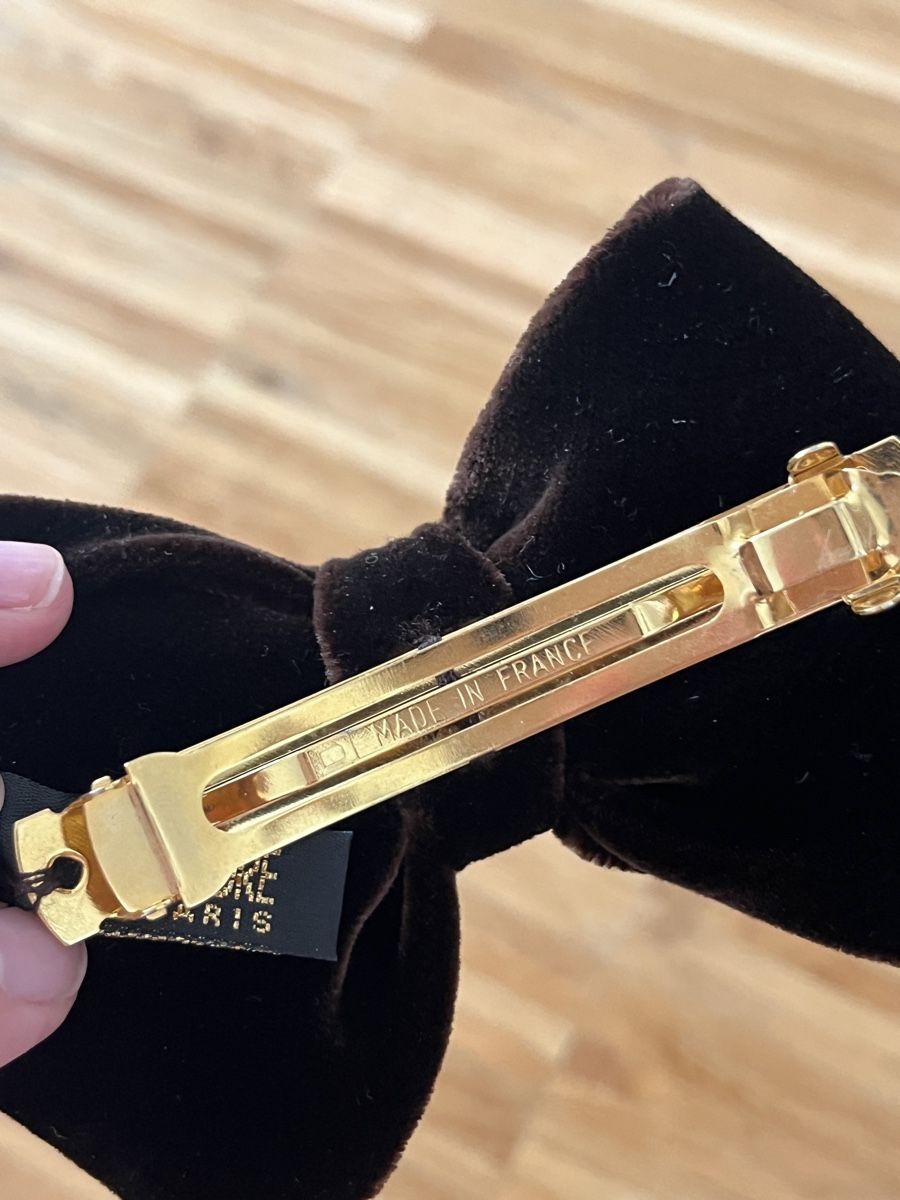 Haarschmuck: Alexandre Velvet Bow Barrette  – Neu und originalverpackt aus Pfäffikon SZ von Zitrone_100 1