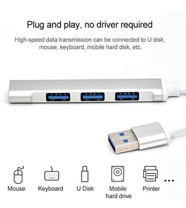 Hub & Switch: 4Port USB 3.0 Hub USB High Speed Splitter 5Gbps – Nuovo e nell'imballaggio originale da Rorschacherberg venduto da elektrofreak 1