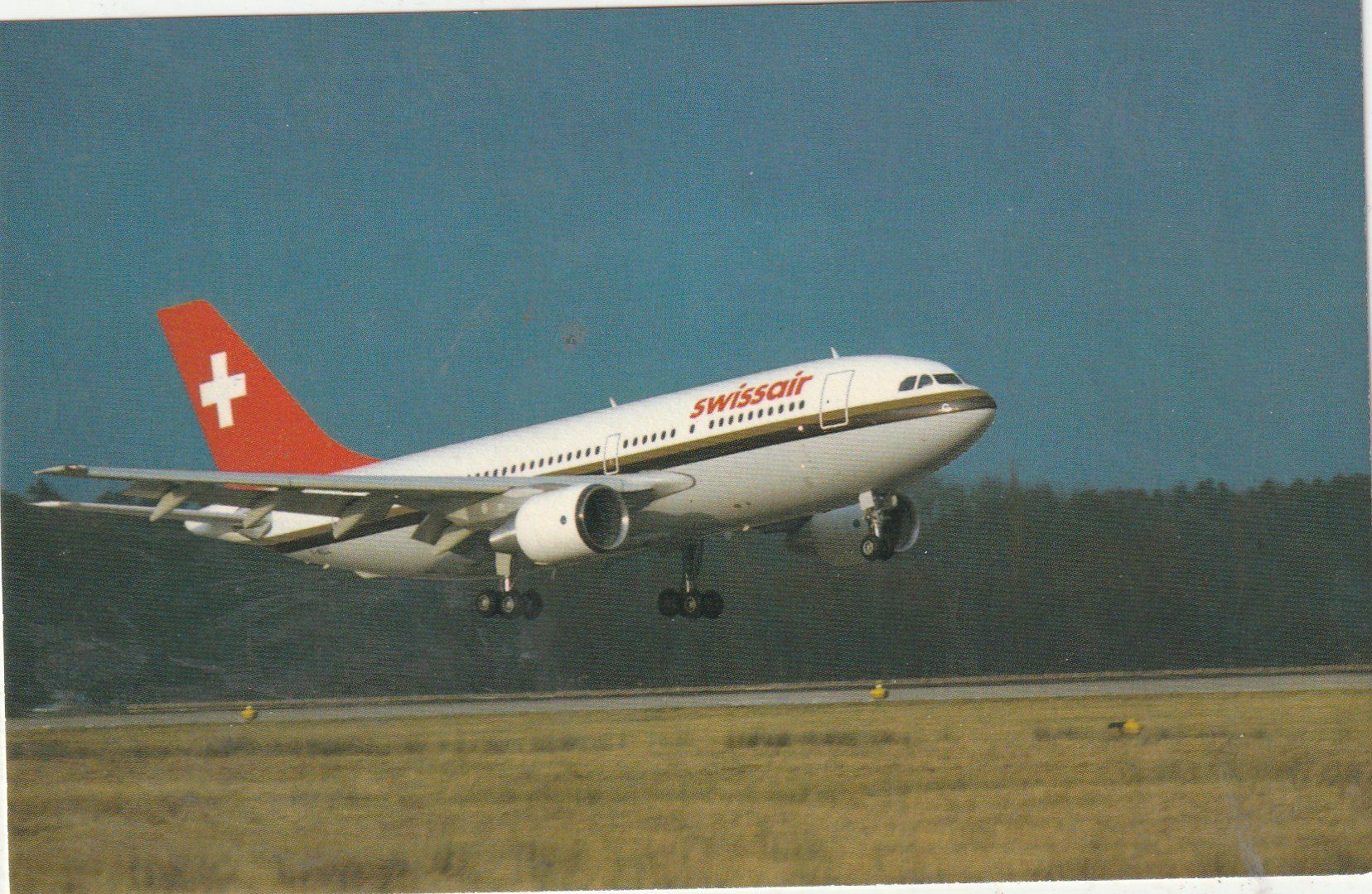 Ansichtskarten: Swissair Airbus  A-310 – Gebraucht aus Lumbrein von made02