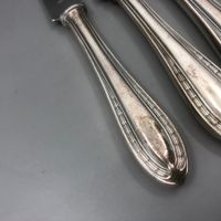 4 Messer versilbert
