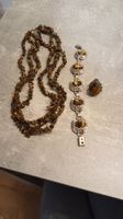 Halskette Armkette und Ring,Stein Tigerauge