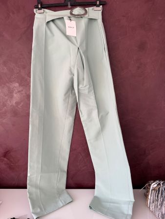 Bally Hose Baumwolle ,verstellbare Talje,Falte linke Bein 36