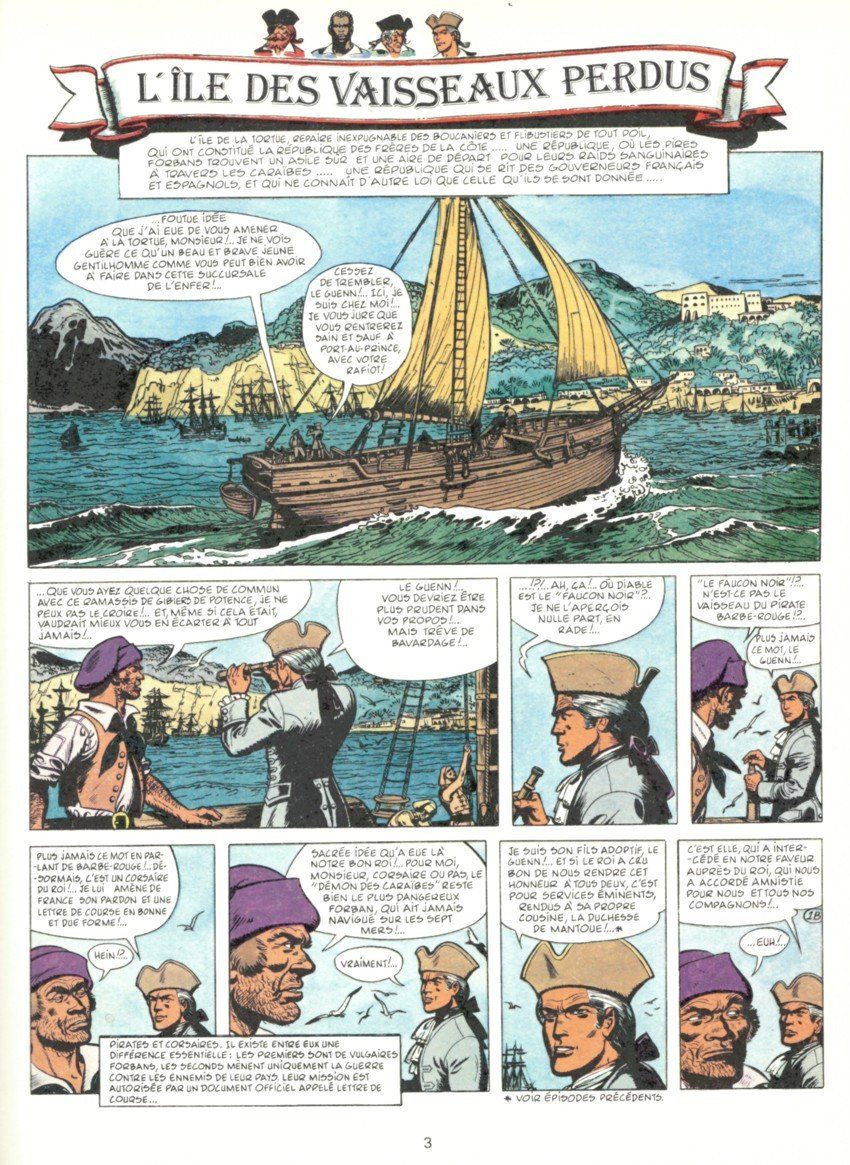 Fumetti: Barbe-Rouge 19. L'île des vaisseaux perdus  EO 2e version – Usato da Basel venduto da Luge 1