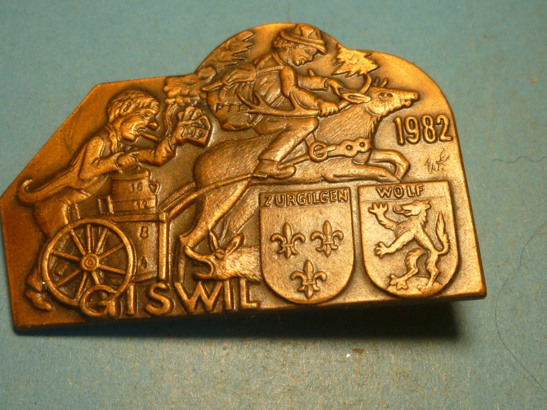 Placchette & Badge: GISWIL 1982 BRONZE – Usato da Ried (Muotathal) venduto da Mandarin02