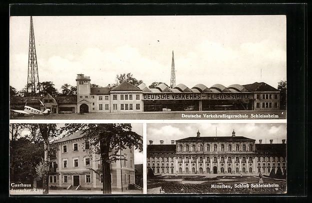Cartoline postali: Schleissheim, Deutsche Verkehrsfliegersc – Usato da Berlin venduto da bartko-reher