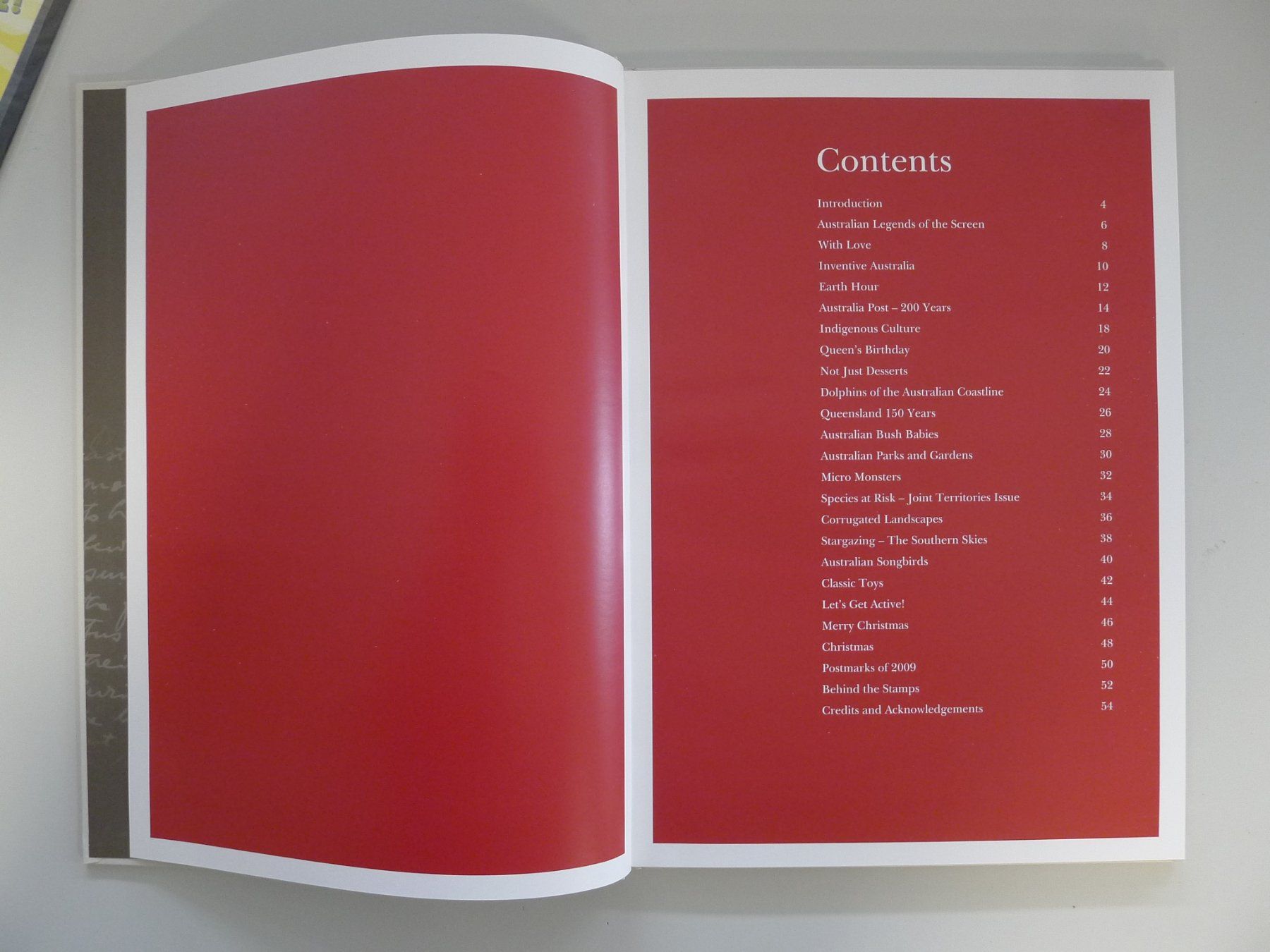 Tutti i francobolli: 2009, Australien, Jahresbuch mit postfrischen Marken – Usato da Sursee venduto da Luzernerraute 2
