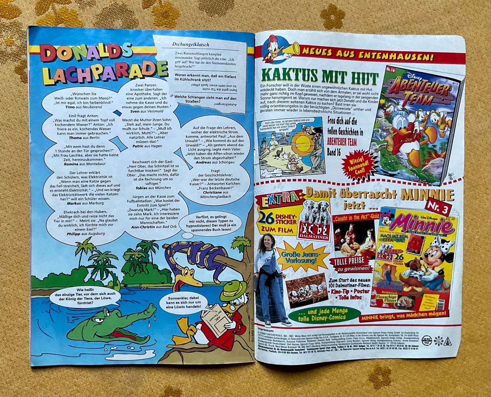 BD: Micky Maus Heft Nr 11 von 1997 – D'occasion à Endingen par nathan05 8