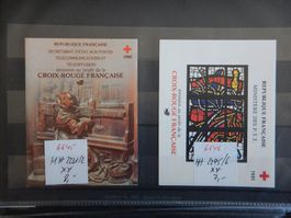 Frankreich Lot mit 2 schönen MH ** Lot X