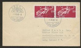 1948  Brief Sonderstempel 100 J Bundesstaat