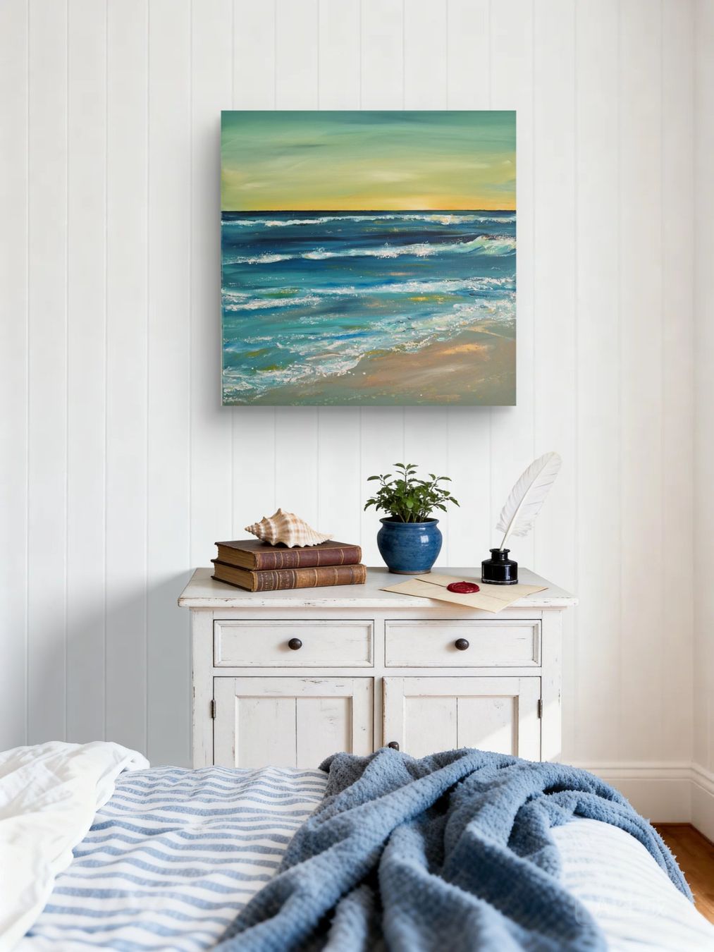 Tableaux: Calming Sea – Neuf avec emballage d'origine à Heimberg par CBalmerArt 1