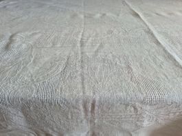 Tischdecke Leinen-natur Landhausstil