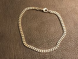 Massives Panzerarmband aus 18 Karat Gelbgold Au 750