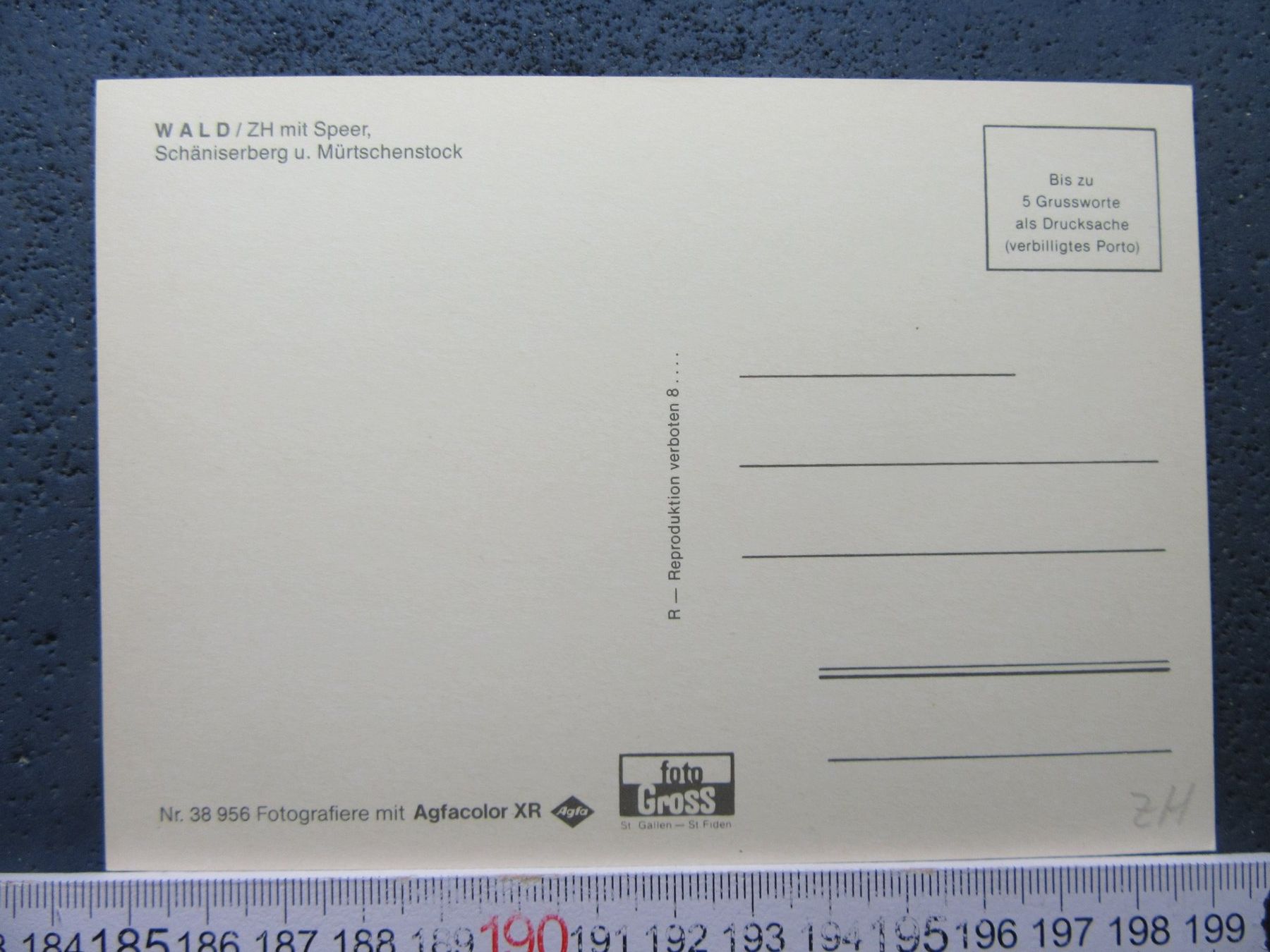 Cartoline postali: WALD ZH AK LUFTBILD GROSS – Usato da Ettingen venduto da Hausi4711 1