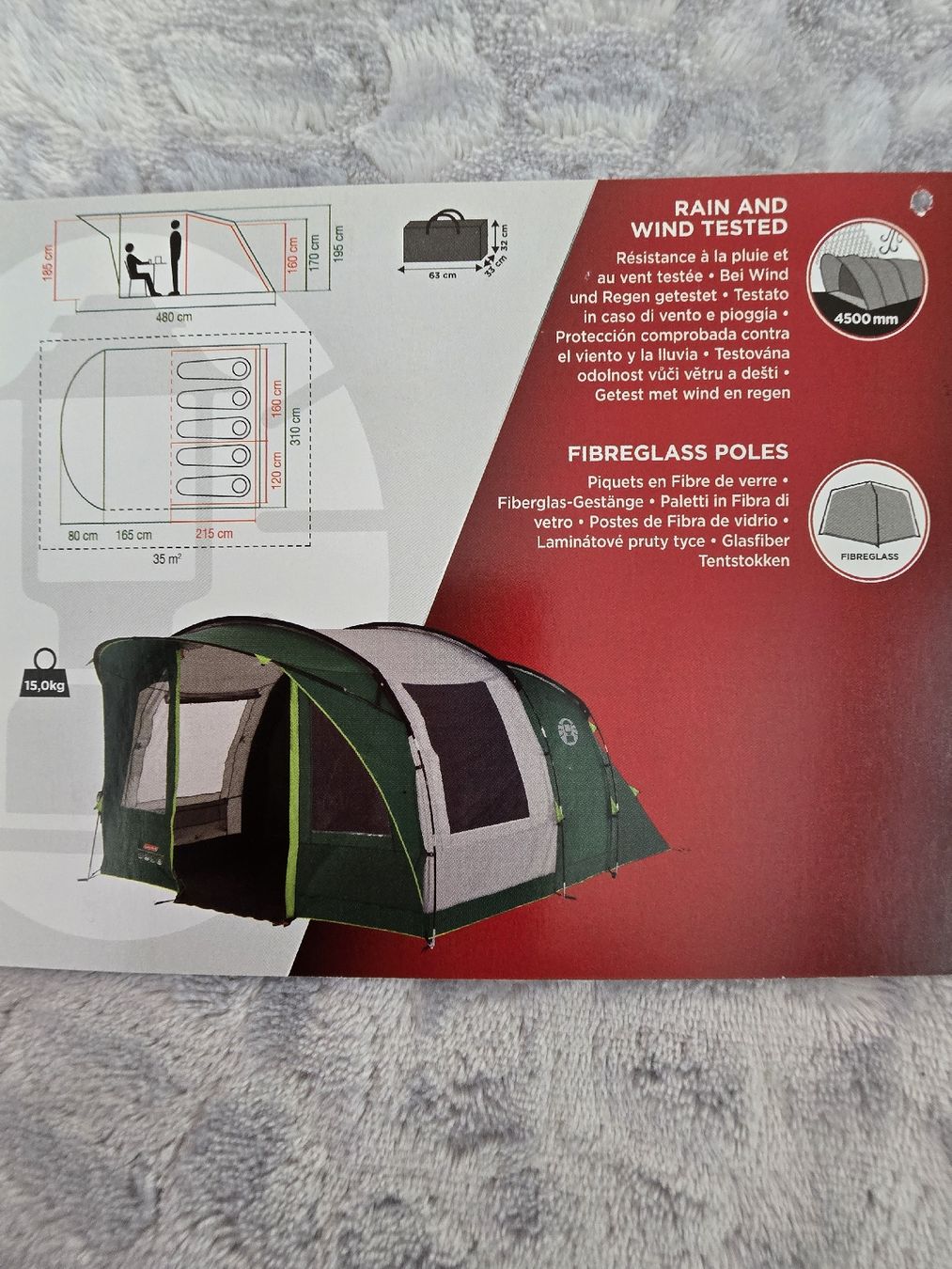 Coleman Tende : Zelt Rocky Mountain 5 Plus – Nuovo (secondo la descrizione) da Thun venduto da Fritzi69 1