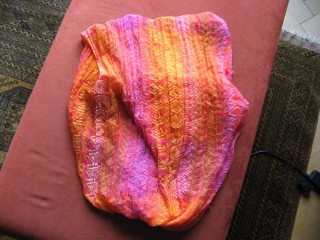 Schal oder Foulard aus Indien