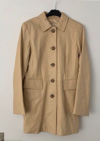 Banana Republic leather coat