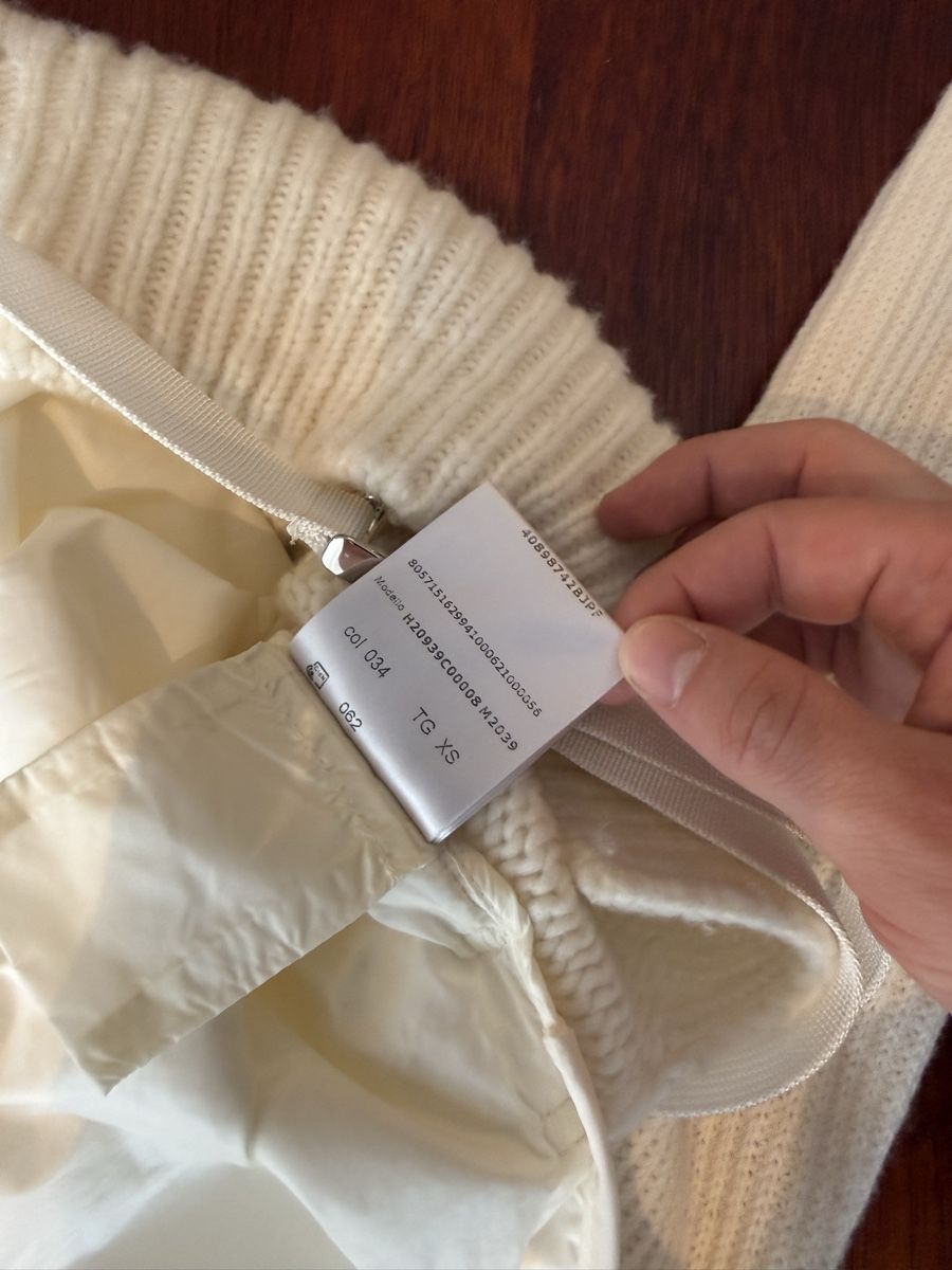 Moncler Maglioni & Felpe: Pull Moncler maille et nylon blanc taille XS – Nuovo (secondo la descrizione) da Genève venduto da iry_67wr 7
