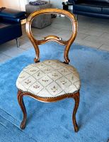 Antiker Biedermeier/Viktorianischer Ballonstuhl