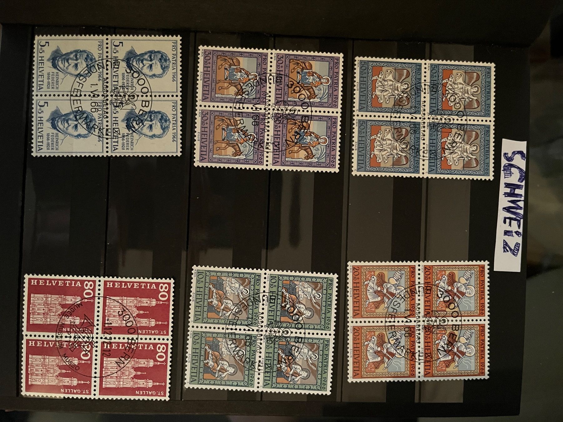 Alle Briefmarken: Briefmarken Bücher – Gebraucht aus Therwil von Andypin 7