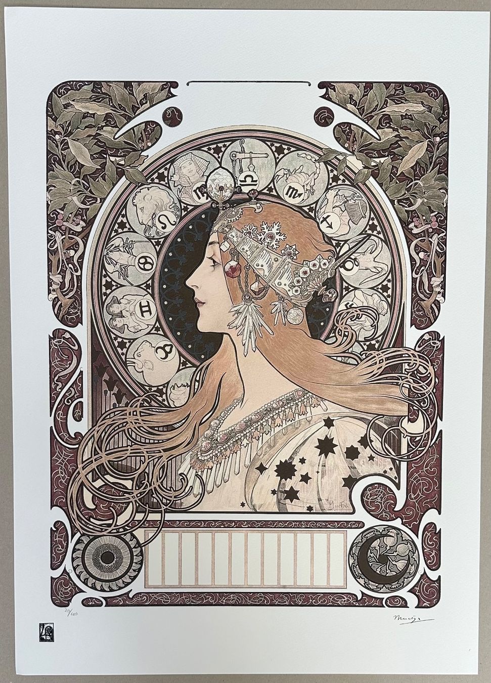 Foto & Immagini: Alfons Mucha: Zodiac 20/100 – Nuovo (secondo la descrizione) da Meilen venduto da Smgdesign