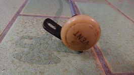 Ventilator Knopf mit Seilzug, Oldtimer