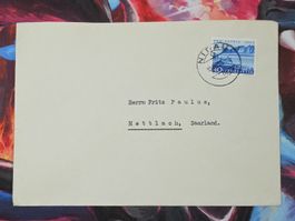 CL31 Enveloppe + Timbre Suisse 1953
