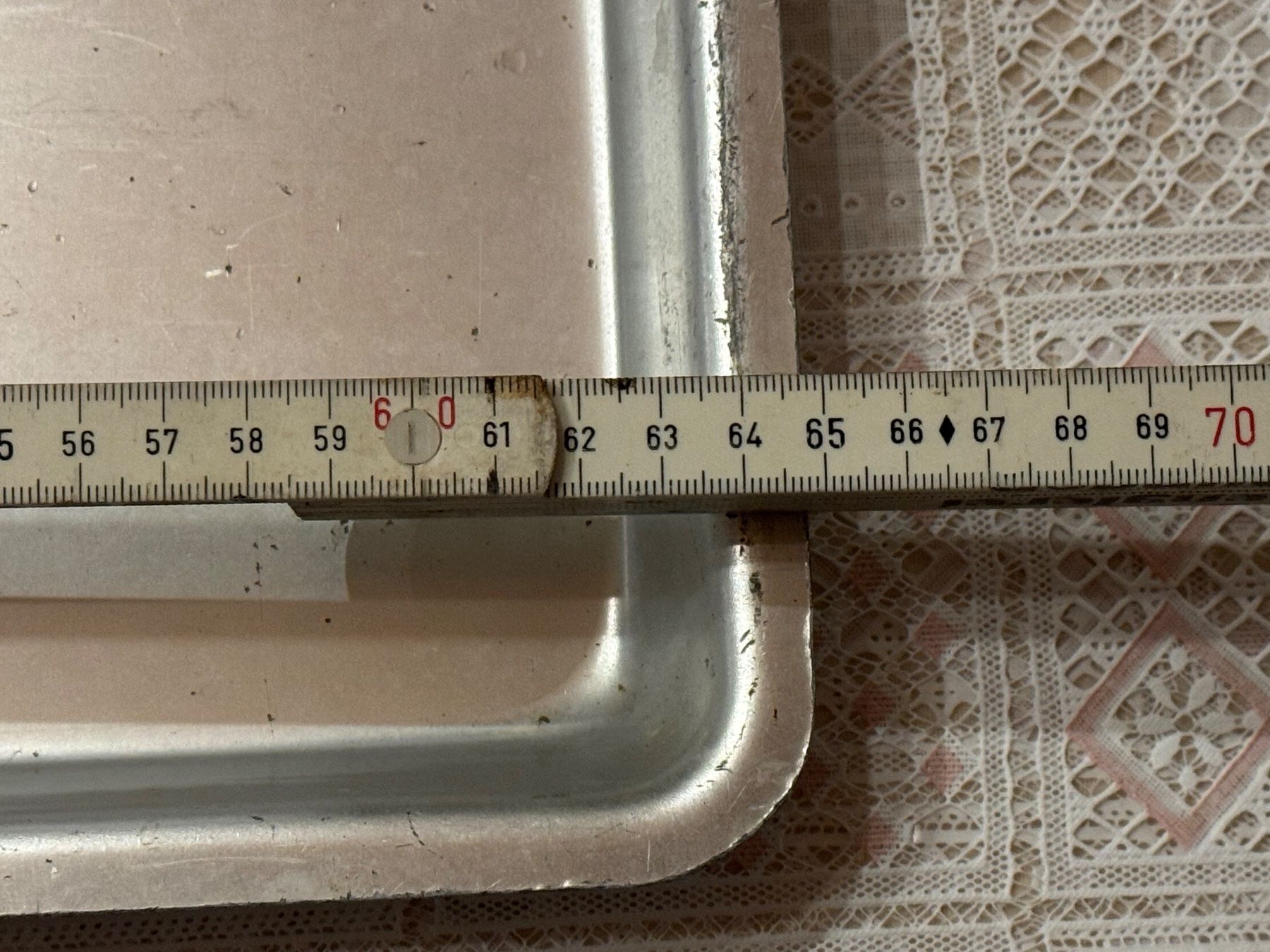 Teglie da forno: Grosses Backblech aus Alu  45 mal 65cm – Usato da Winterthur venduto da sportdisco2 5