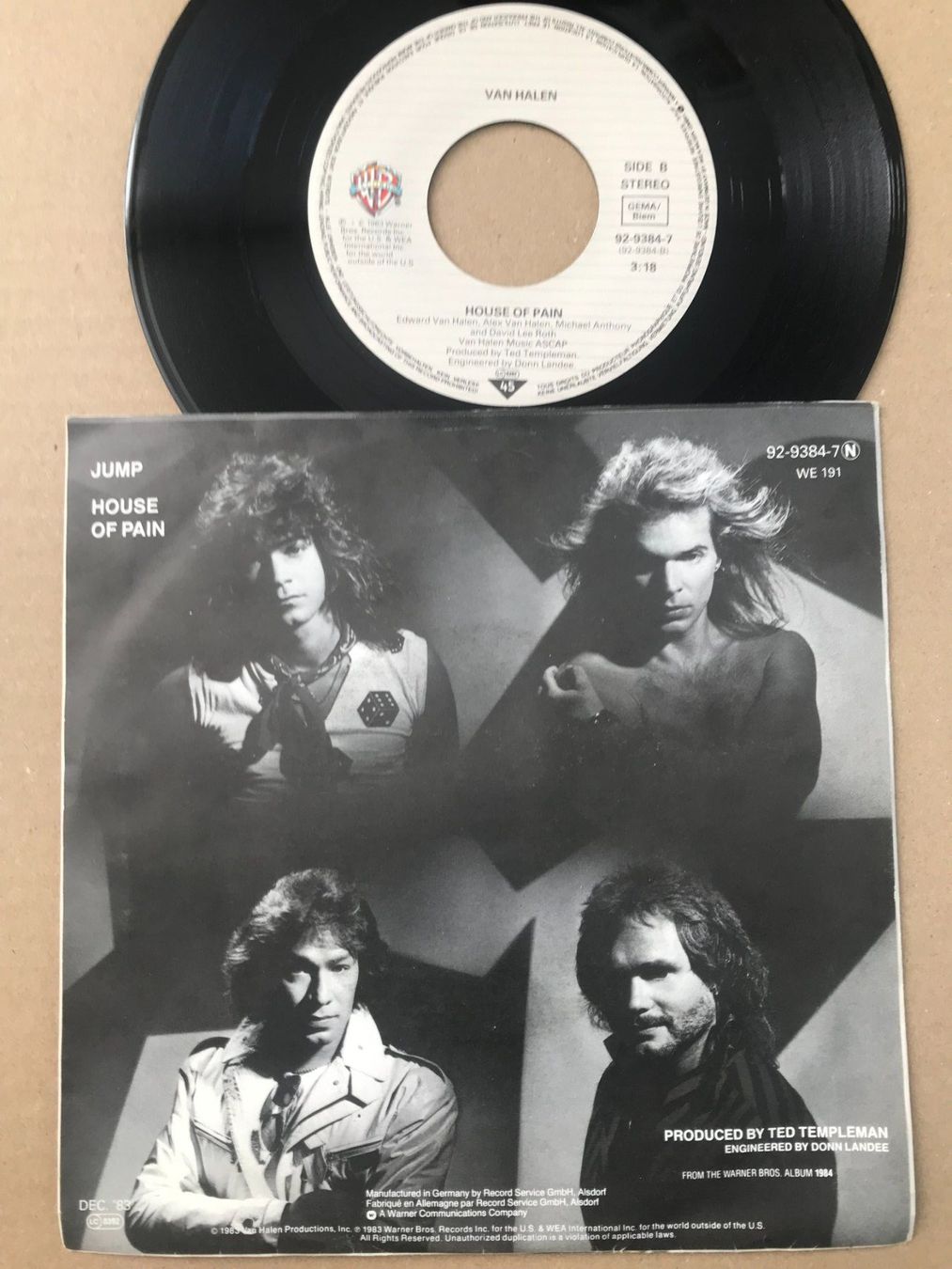 Dischi in vinile: VAN HALEN - Jump - 7" – Usato da Buchs AG venduto da Archie 1