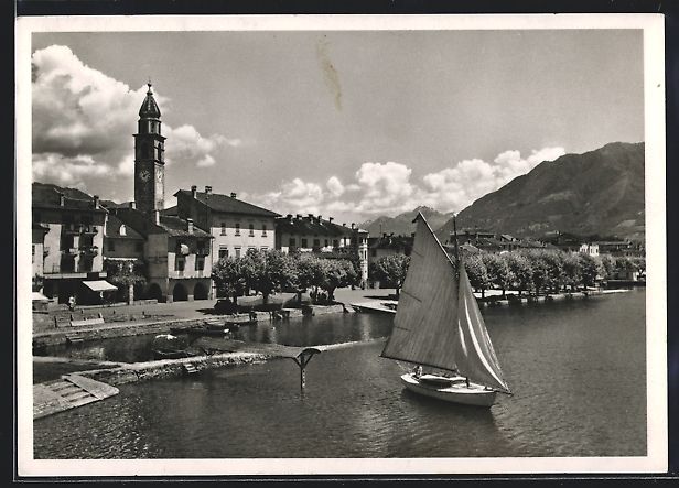 Ansichtskarten: Ascona /Lago Maggiore, Panorama mit Sege – Gebraucht aus Berlin von bartko-reher