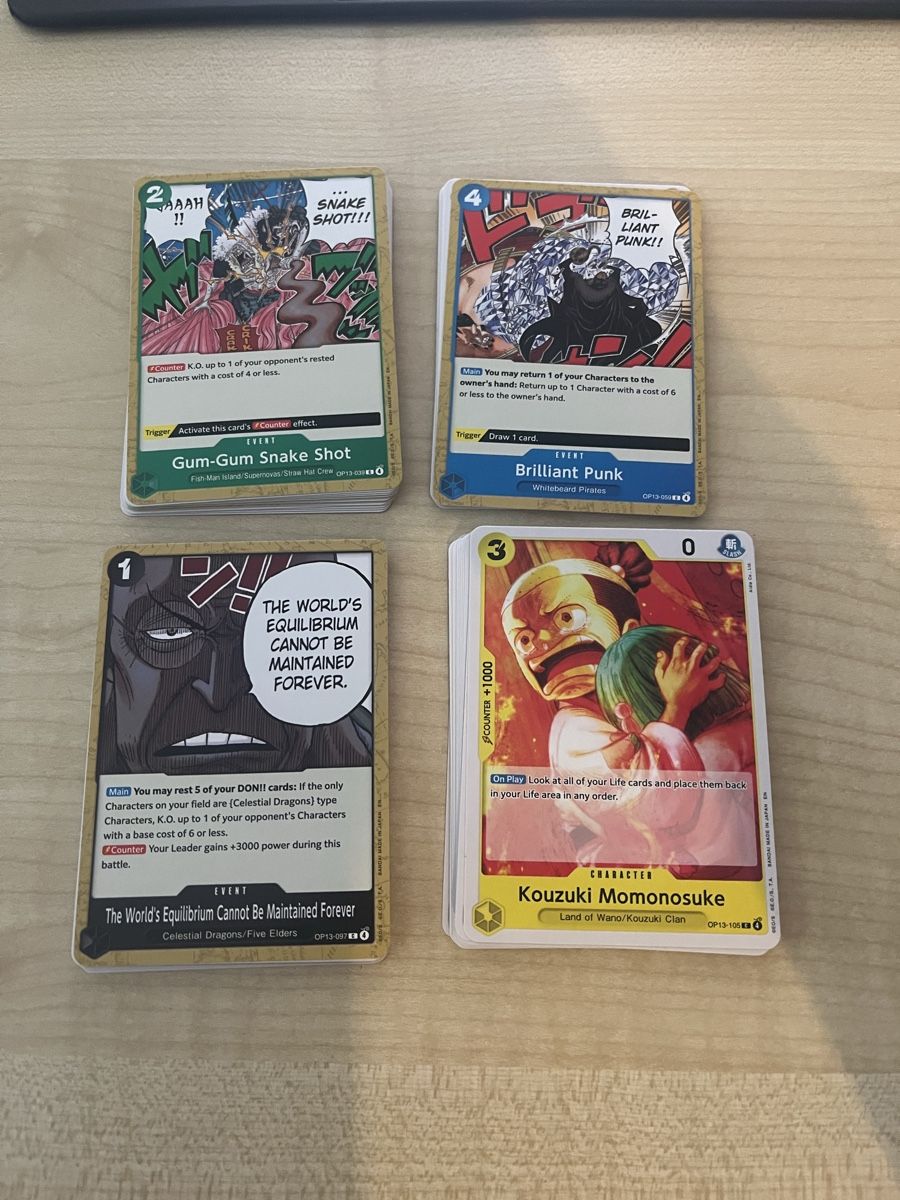 Bandai Carte collezionabili: One Piece 50 Common Karten  – Nuovo (secondo la descrizione) da Rheineck venduto da CS992000