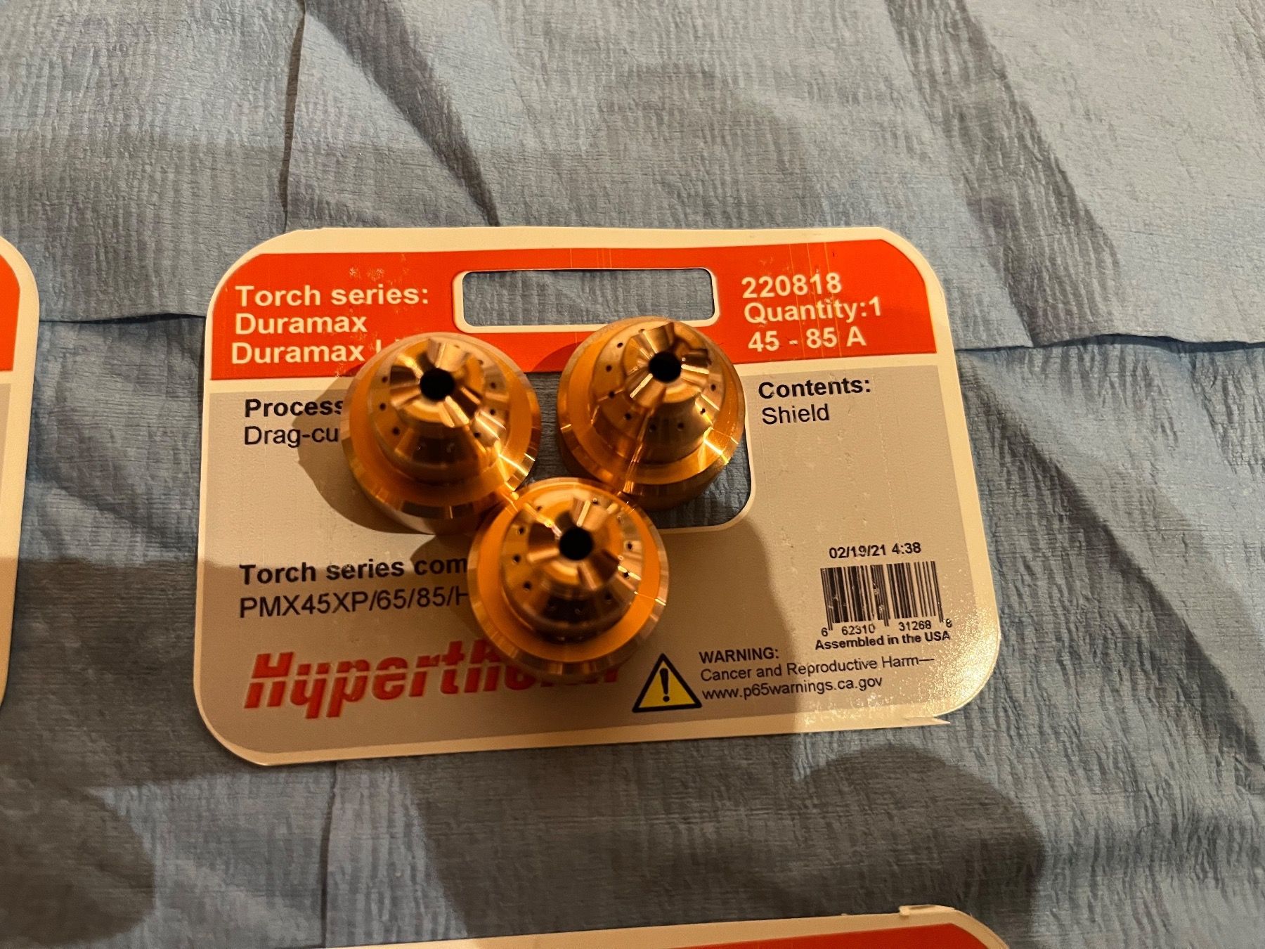 Tutti gli attrezzi: Hypertherm Plasmaschneidbrenner Düsen Set Neu 85A – Nuovo (secondo la descrizione) da Cressier FR venduto da schmidli010 4