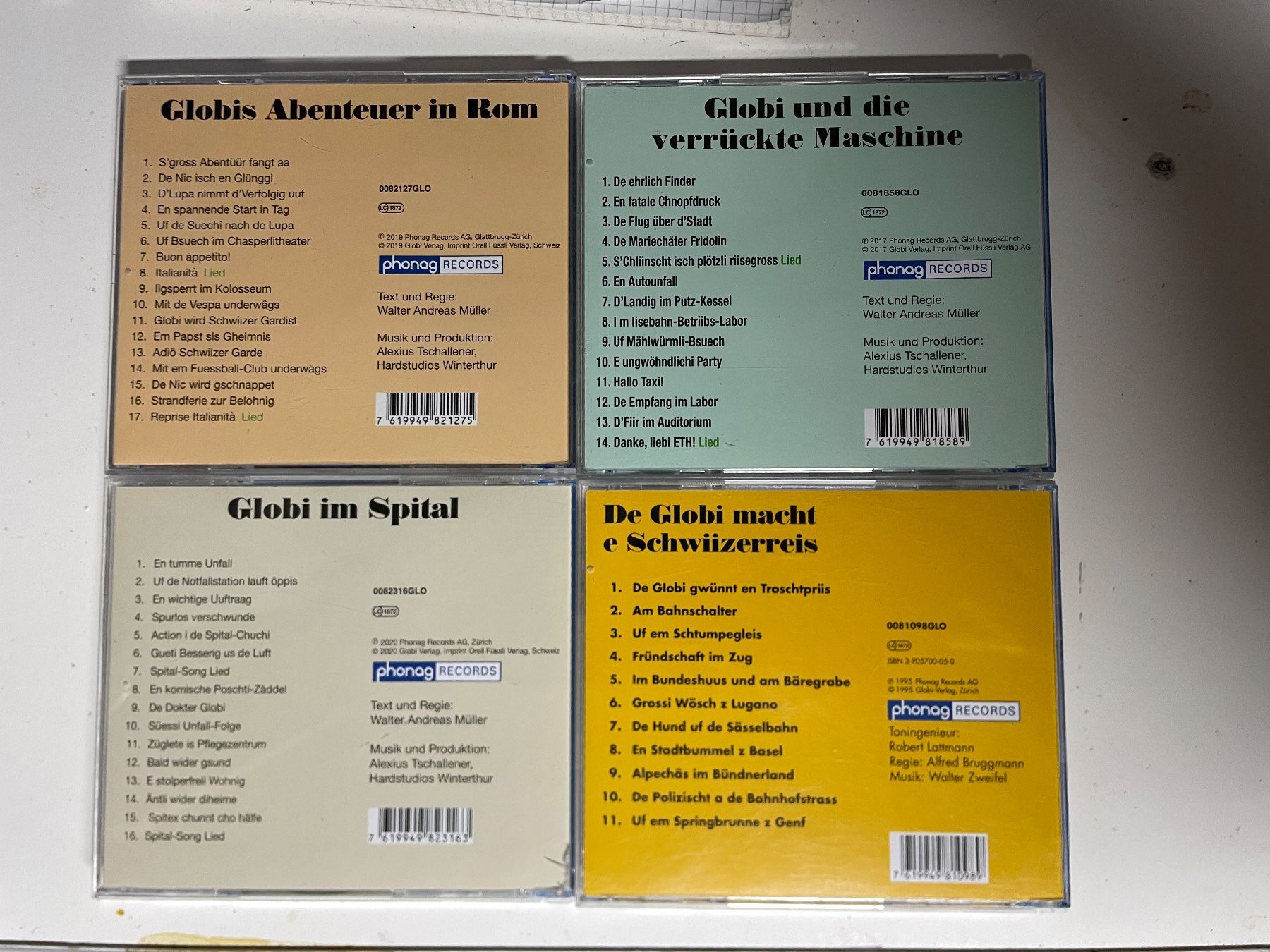 CDs: Globi 8x – Gebraucht aus Muri b. Bern von AdidasCollector 4