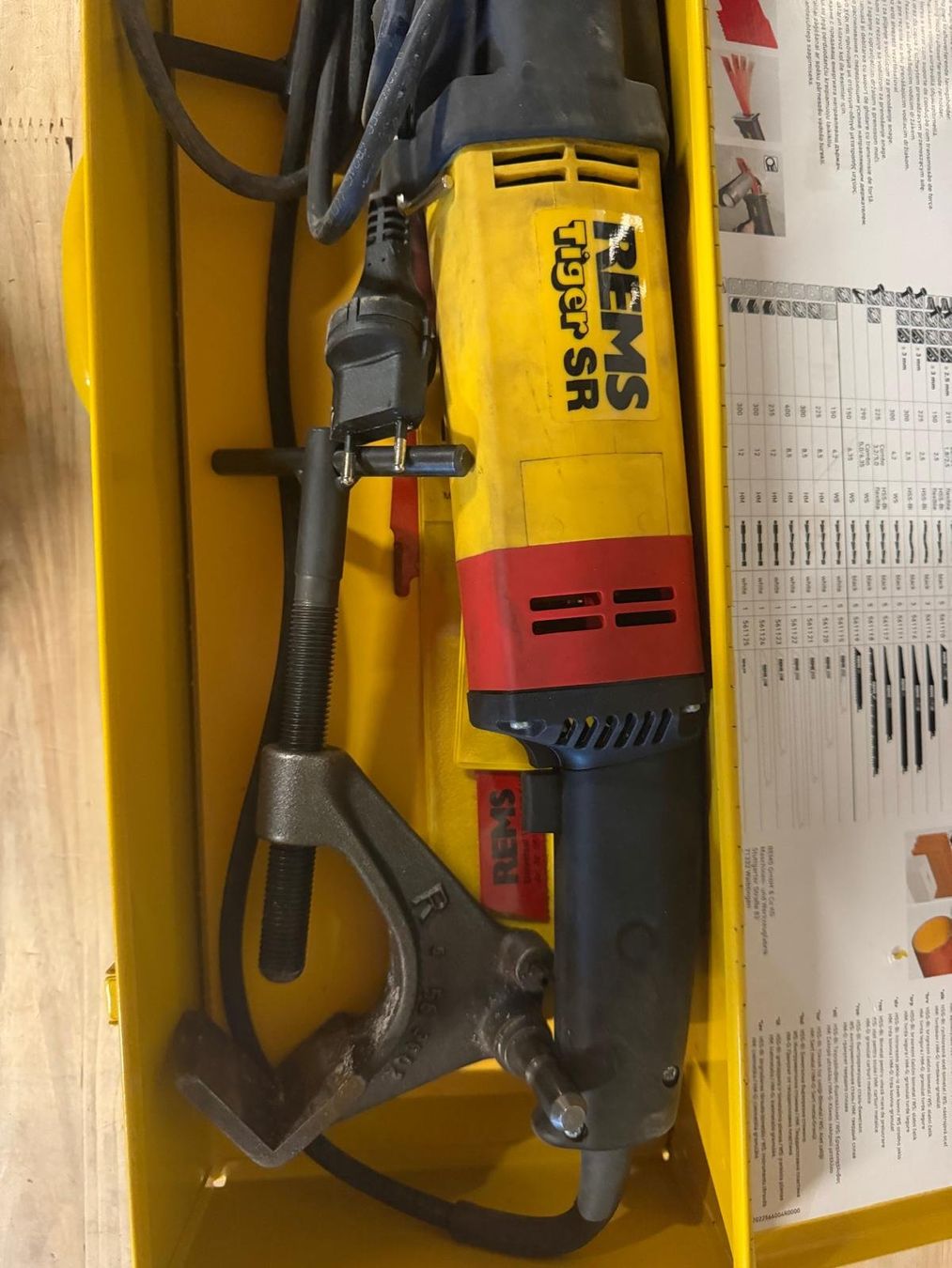 Rems Alle Maschinen: REMS Tiger SR- Rohrsäge – Gebraucht aus Olten von mon_dhy5 1