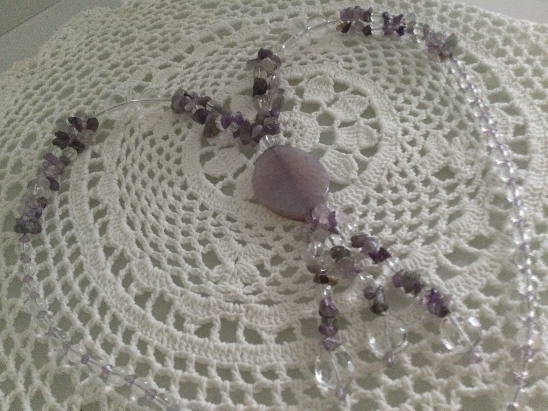 Catenine: Collier sautoir perles Améthystes & Crystal, NEUF – Nuovo e nell'imballaggio originale da Agiez venduto da chouchanelle 7